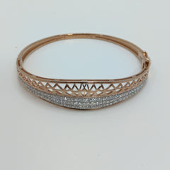 Silver Timeless Rose Gold with Jali Bracelet