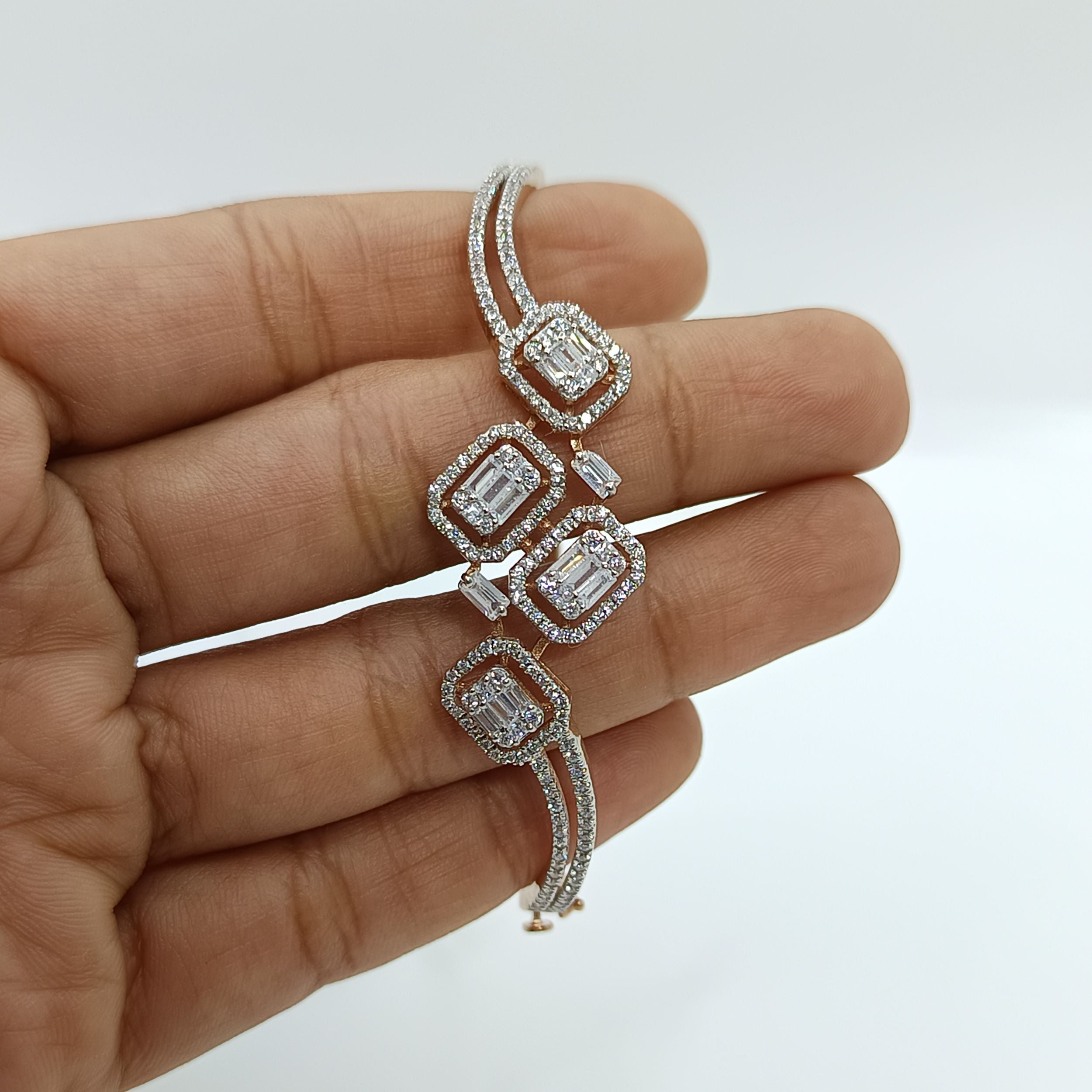 WTJ Reign 925 Silver Diamond Bracelet