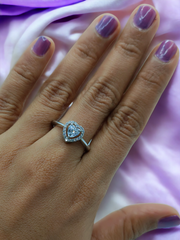 WTJ Kyleigh 925 Sterling Silver Diamond Ring